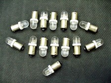15 Bright White Led Instrument Panel Dashboard Domes Lights Bulbs Ba9s 1895 Ford