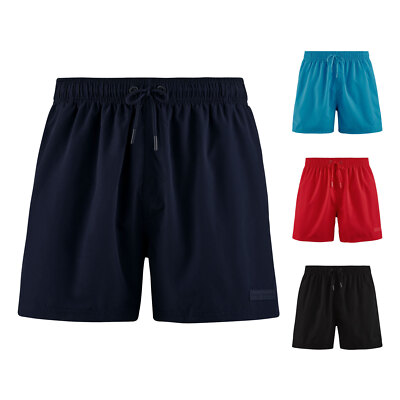 bruno banani Herren Badehose Badeshort Boxer Wave Line 2.0 Swim