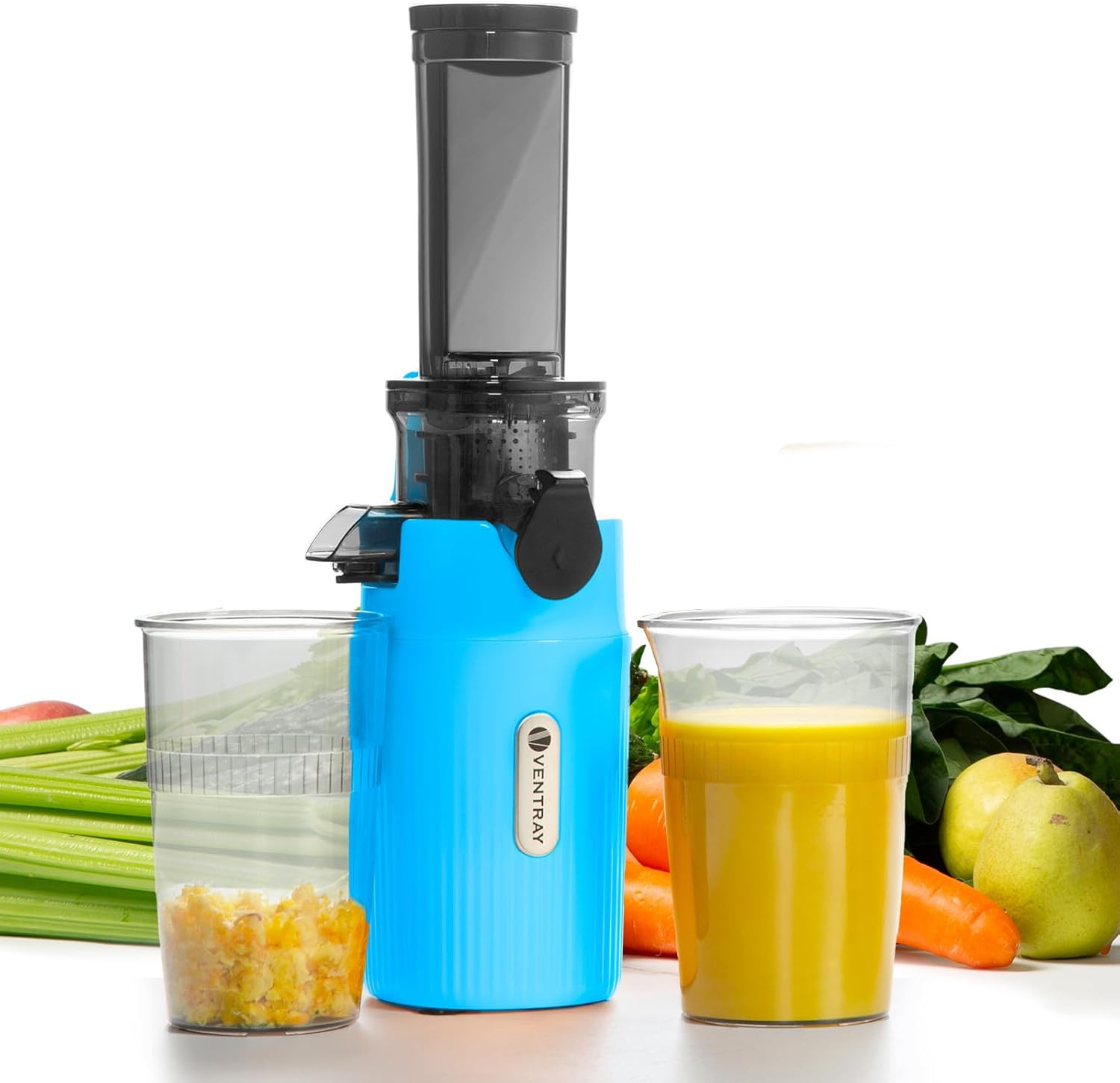 Ventray Ginnie Estrattore Frutta e Verdura - Slow Juicer 60 Giri/Min