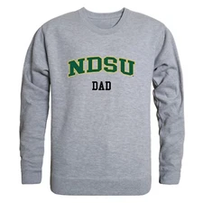 North Dakota State University Bison Thundering Herd NDSU Dad Crewneck Sweatshirt