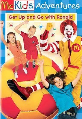 McKids Adventures One: Get Up and Go With Ronald (DVD, 2006) RARE NEW