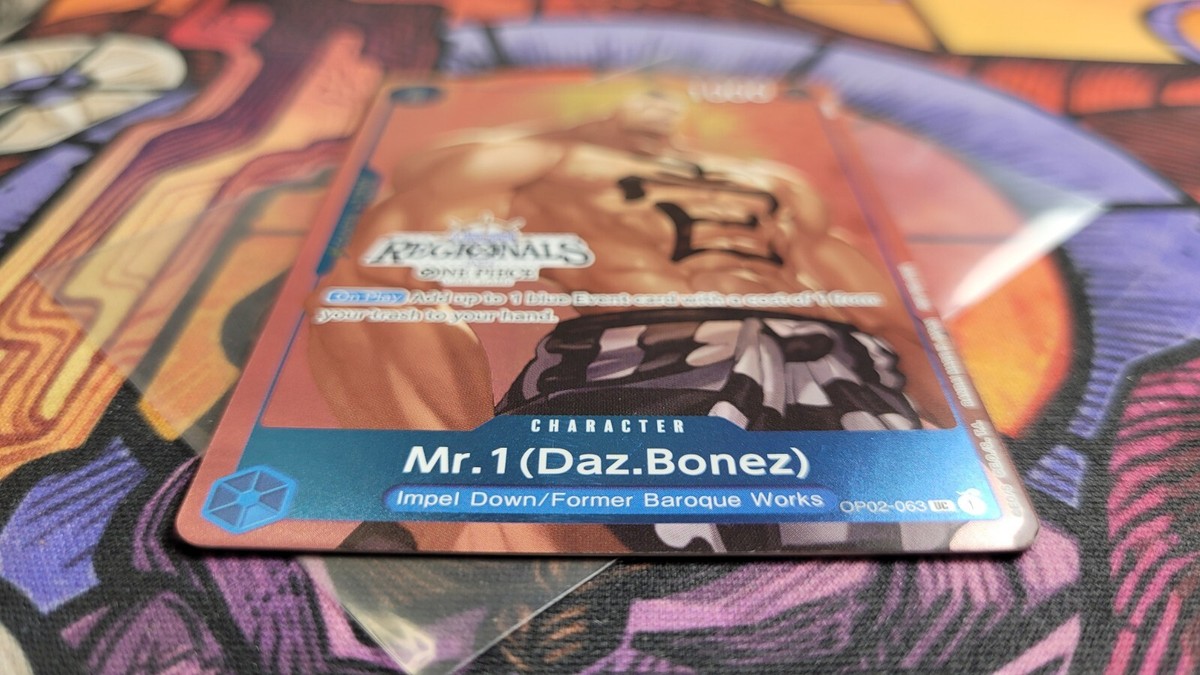 Mr.1 (Daz.Bonez) Online Regional Participant Promo OP02-063 One