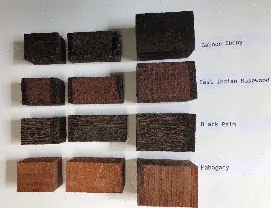 EXOTIC WOOD ZONE Bottle Stopper Ebony,Black Palm,Rosewood,Mahogany Turning Wood-Free US shipping