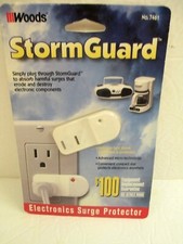 Storm Guard Electronics Surge Protector 7461 2 Line Protection Max 6000 Volts