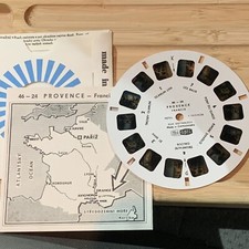 Very Rare Meopta reel View Master 46-24 Provence France 1C