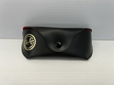 Ray Ban Black Glass Case Luxottica Original Snap Closure CASE ONLY