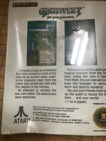 GAUNTLET Atari Lynx THE THIRD ENCOUNTER NEW DAMAGED BOX NOS PA2024