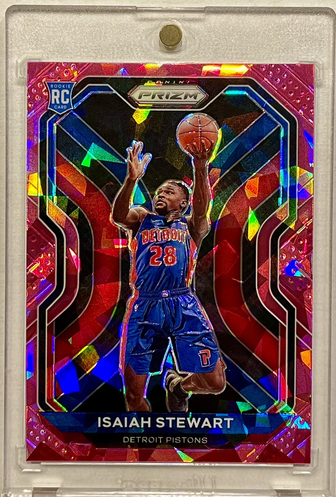 ISAIAH STEWART 2020-21 Panini Prizm PINK ICE PRIZM Base Rookie Card 🔥