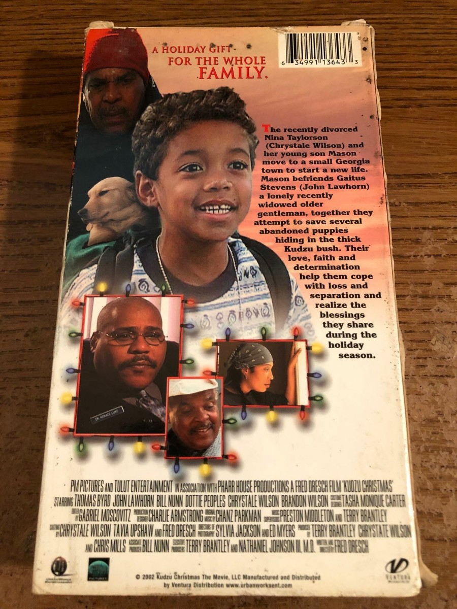 The Kudzu Christmas VCR VHS Tape Movie Chrystale Wilson NR Used