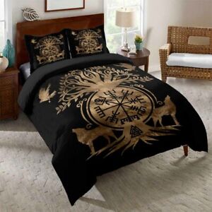 3d Mysterious Vikings Bedding Set, Sons Of Anarchy Duvet Cover