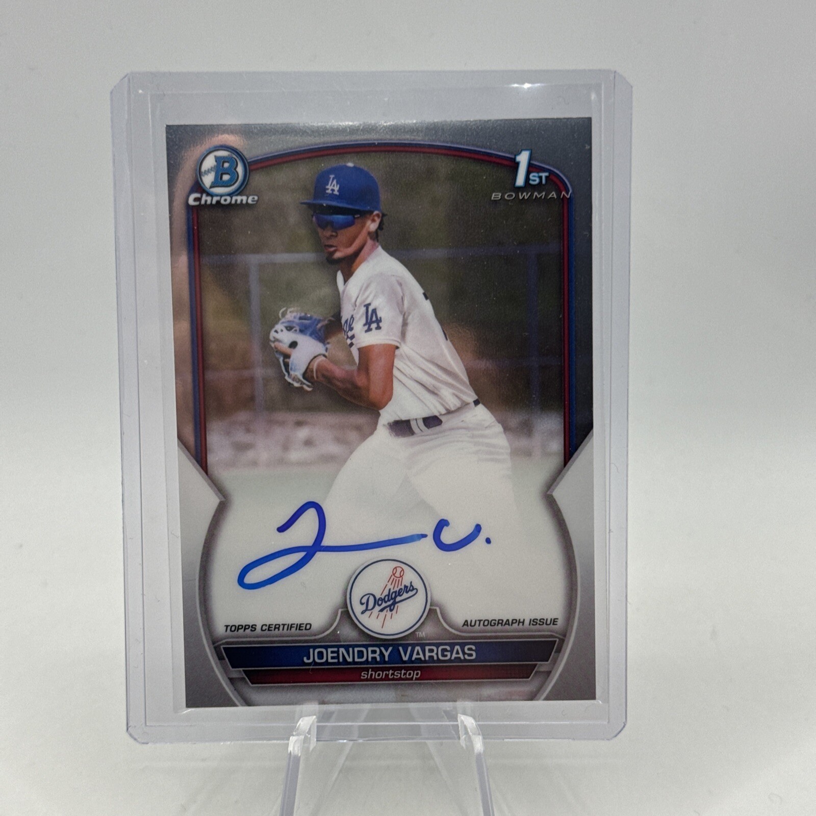 2023 Bowman Chrome Joendry Vargas Prospect Rookie Auto #CPAJV Dodgers