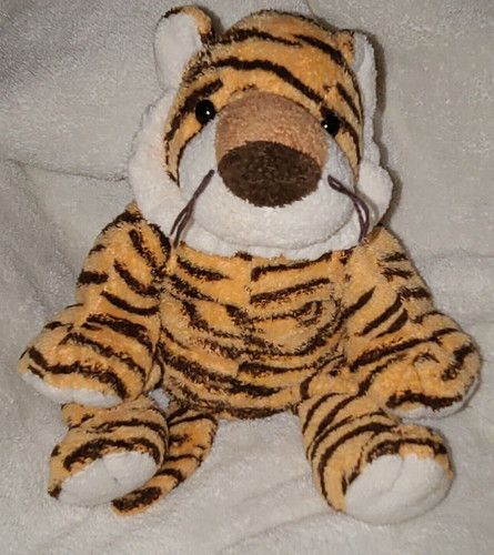 Ty Pluffies Tiger Plush Growlers Stuffed Animal TyLux Soft Toy 2005 9"