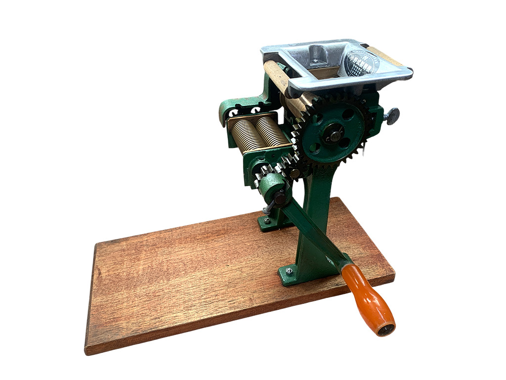 Máquina para hacer fideos Ramen Ono tipo 1 manual cuerpo verde Udon Soba corte elástico