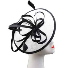 Fascinator Women's Large Headband Clip Hatinator Wedding Hat Races Royal Ascot