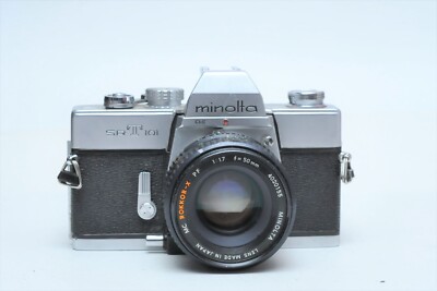 Minolta SRT 101 Film SLR Camera with Minolta 50mm f/1.7 MC ROKKOR