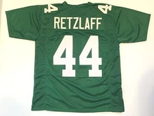 UNSIGNED CUSTOM Sewn Stitched Pistol Pete Retzlaff Green Jersey - M, L, XL, 2XL
