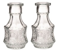 Glasvase Vase Romance Klarglas H:14 Cm (2Er Set) - Kleine Vase Tischdekoration