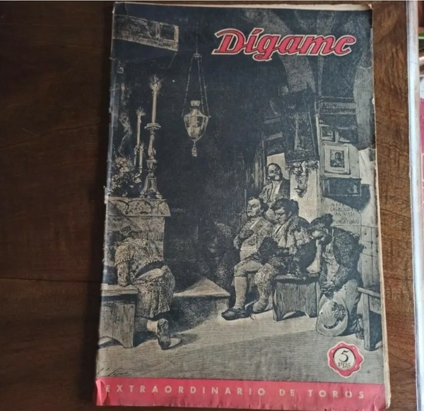 Semanario Extraordinario de Toros / Dígame / Marzo 1948 / 43cm x 39cm