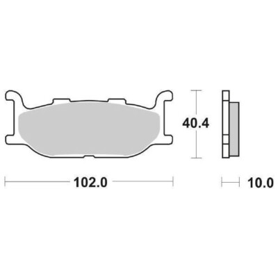 Front Brake Pads SBS 663HS