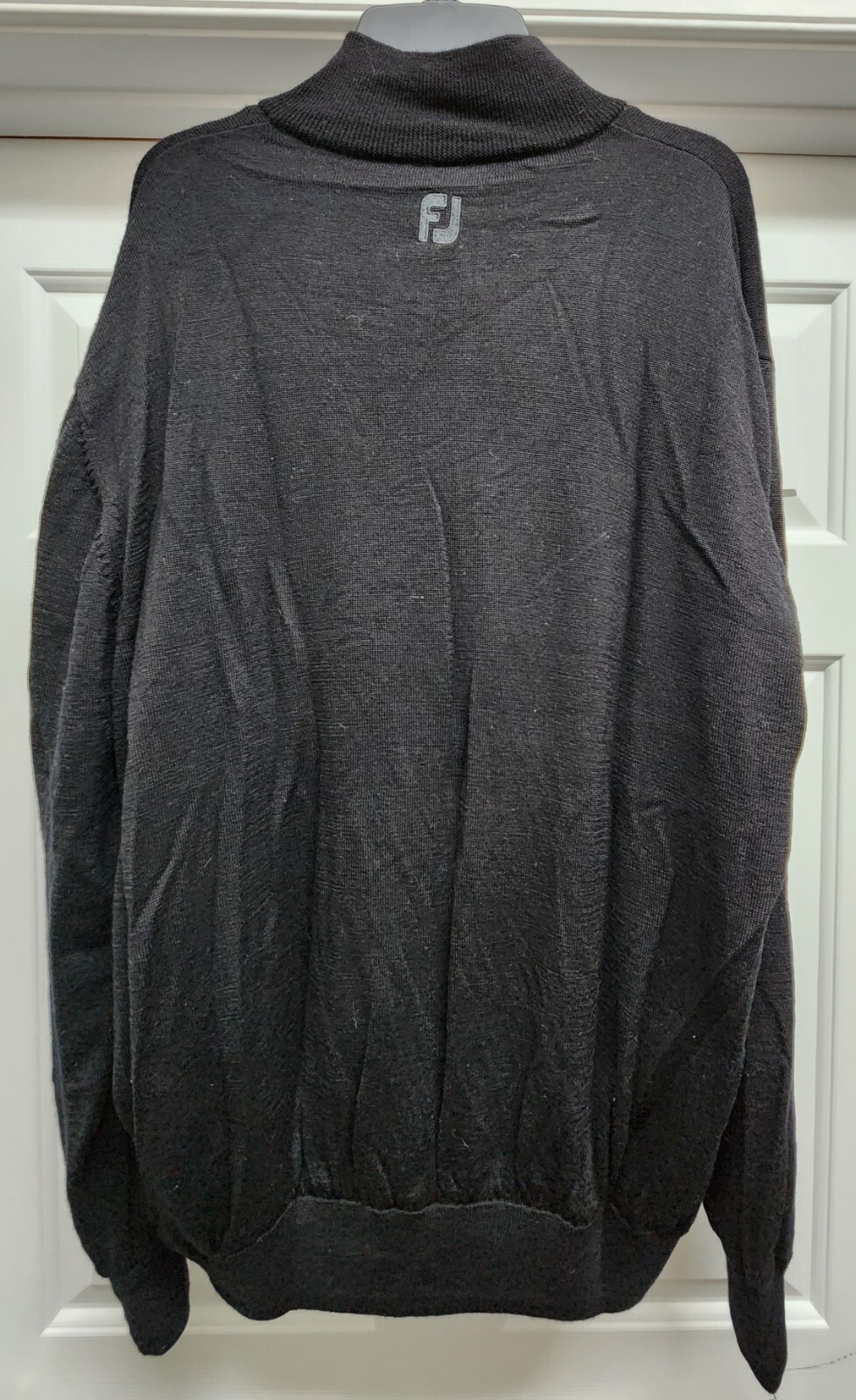 Pull 1/4 Zip FootJoy Homme – 2XL, Noir, Performance Stretch, Coupe-vent, Occasion