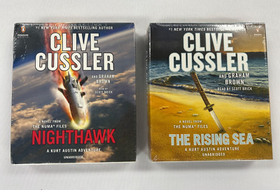 Nighthawk & The Rising Sea (2 Kurt Austin Adventure Audiobooks) NEW/SEALED