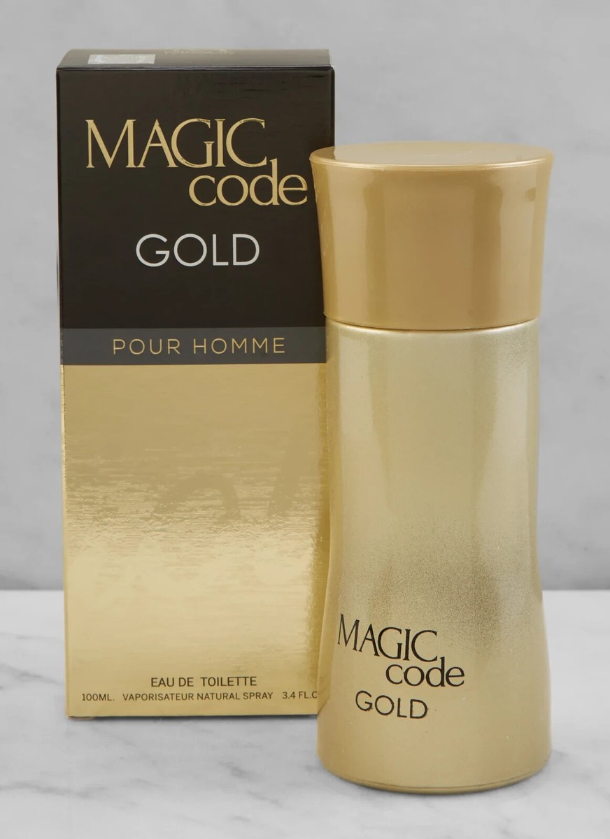 MAGIC CODE GOLD Men's Cologne Oz EDT Spray
