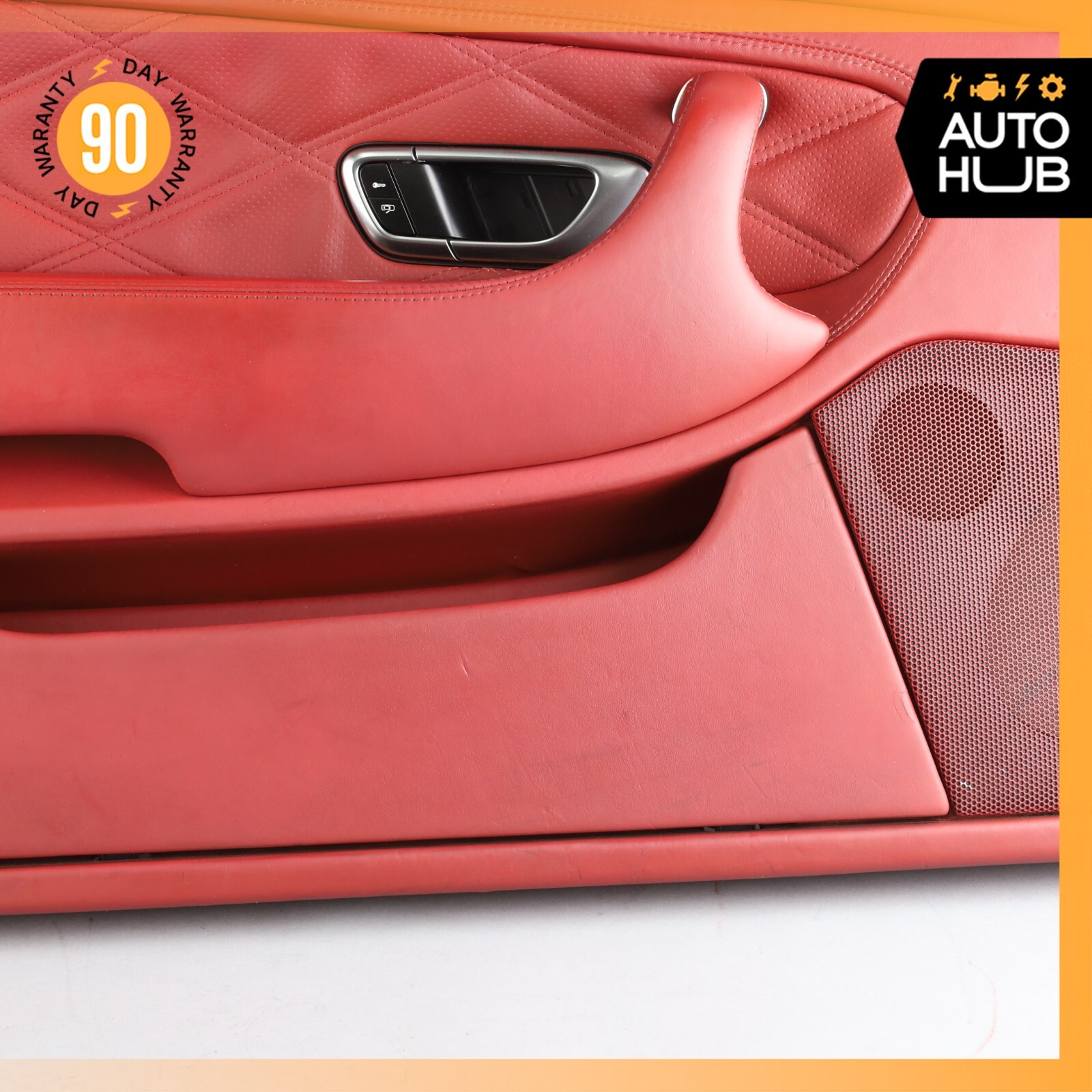 03-10 Bentley Continental GT Left Driver Side Interior Door Panel Red OEM 73k