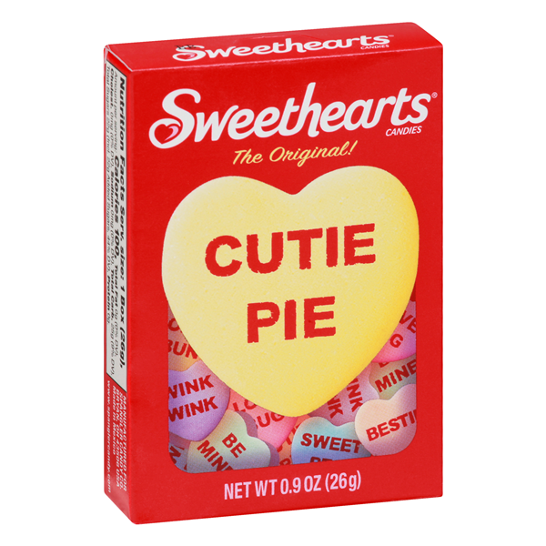 9-Pack) Sweethearts The Original Cutie Pie CONVERSATION HEARTS