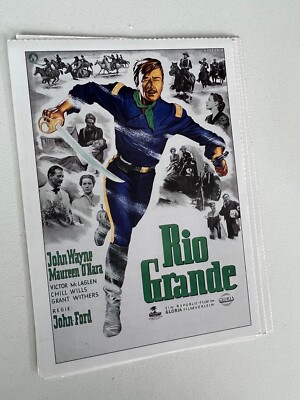 Rio Grande - John Wayne | 1950 | Cinema Filmplakatkarte