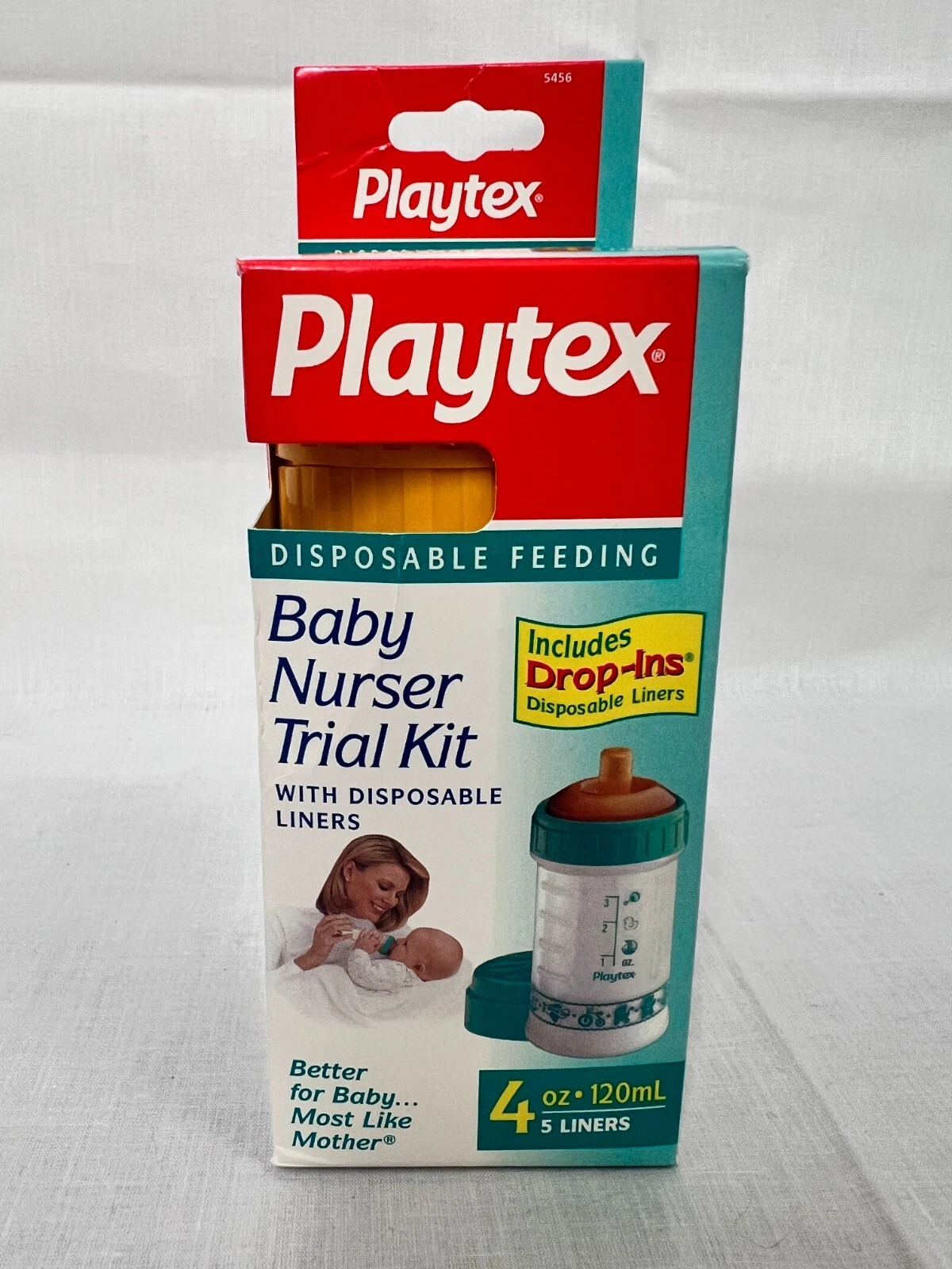 Vintage Playtex Disposable Baby Nurser Trial Kit 4oz NIB '95-2000 Yellow
Opens in a new window or ta