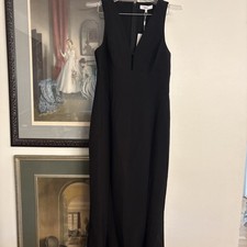 LIKELY Elegant Maxi Black Dress SZ:10 New With Tax