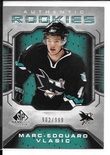 2006-07 SP Game Used Authentic Rookies Marc-Edouard Vlasic Rookie RC /999 #151