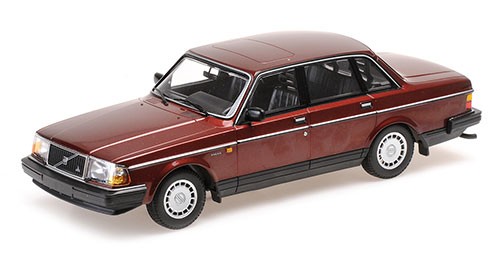 MINICHAMPS 155171406 1:18 VOLVO 240 GL - 1986 - DARK RED METALLIC