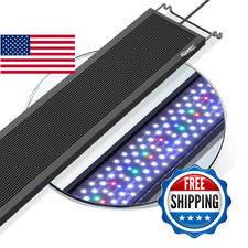 hygger Sun Moon LED Aquarium Light, Full Spectrum Fish Tank Light Day-Night Dual