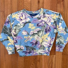 Polo Ralph Lauren Floral Girls Sweatshirt Size 6