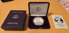 1986-S American Silver Eagle Proof .First Year Issue, P Velvet OGP/COA 1 oz .999
