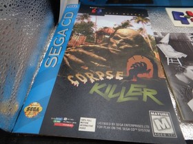 Corpse Killer (Sega CD, 1994) CIB WITH ALL INSERTS INC TATOO