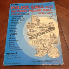 RADIO SHACK POLICE CALL PLUS 1996 EDITION VOLUME 4 IL IN KY WI