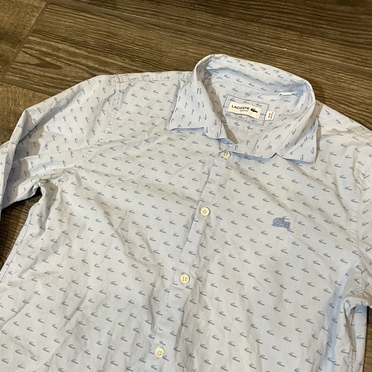 Lacoste Slim Button-Down Dress Shirts for Men for sale | eBay