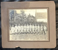 1910s-20s Pre Prohibition Baseball Stroh’s Brewery Barnstorming Cabinet Card