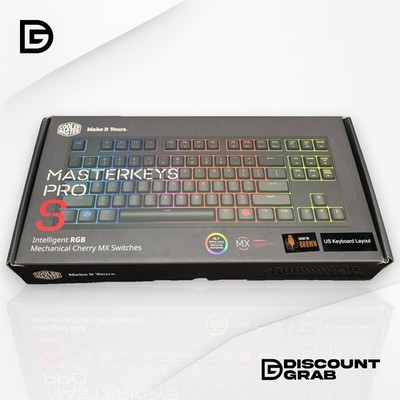 Cooler Master MasterKeys Pro S Cherry MX Brown Mechanical RGB Keyboard.