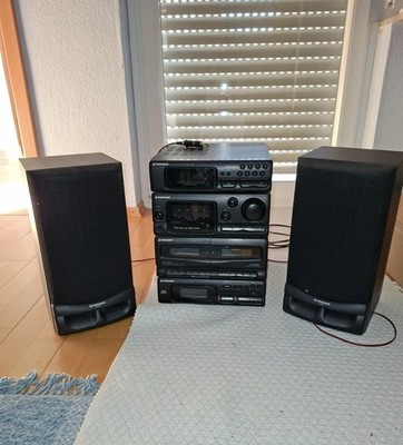 Pioneer Stereoanlage - Tuner Kassettendeck Aux CD-Player (mit Fernbedienung)