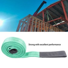 ¦Polyester Rigging Lifting Strap Industrial Crane Flat Heavy Duty Hoist Sling
