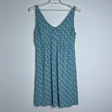 Fresh Produce XXL Blue Rayon Knit Dress Knee Length Babydoll