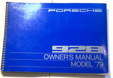 1979 Porsche 928 Coupe Factory Owners Manual Book Handbook Oem Original