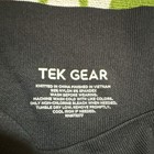 TEK GEAR Black High-Rise Ankle Leggings L Nylon/Spandex Stretch Knit — photo 1