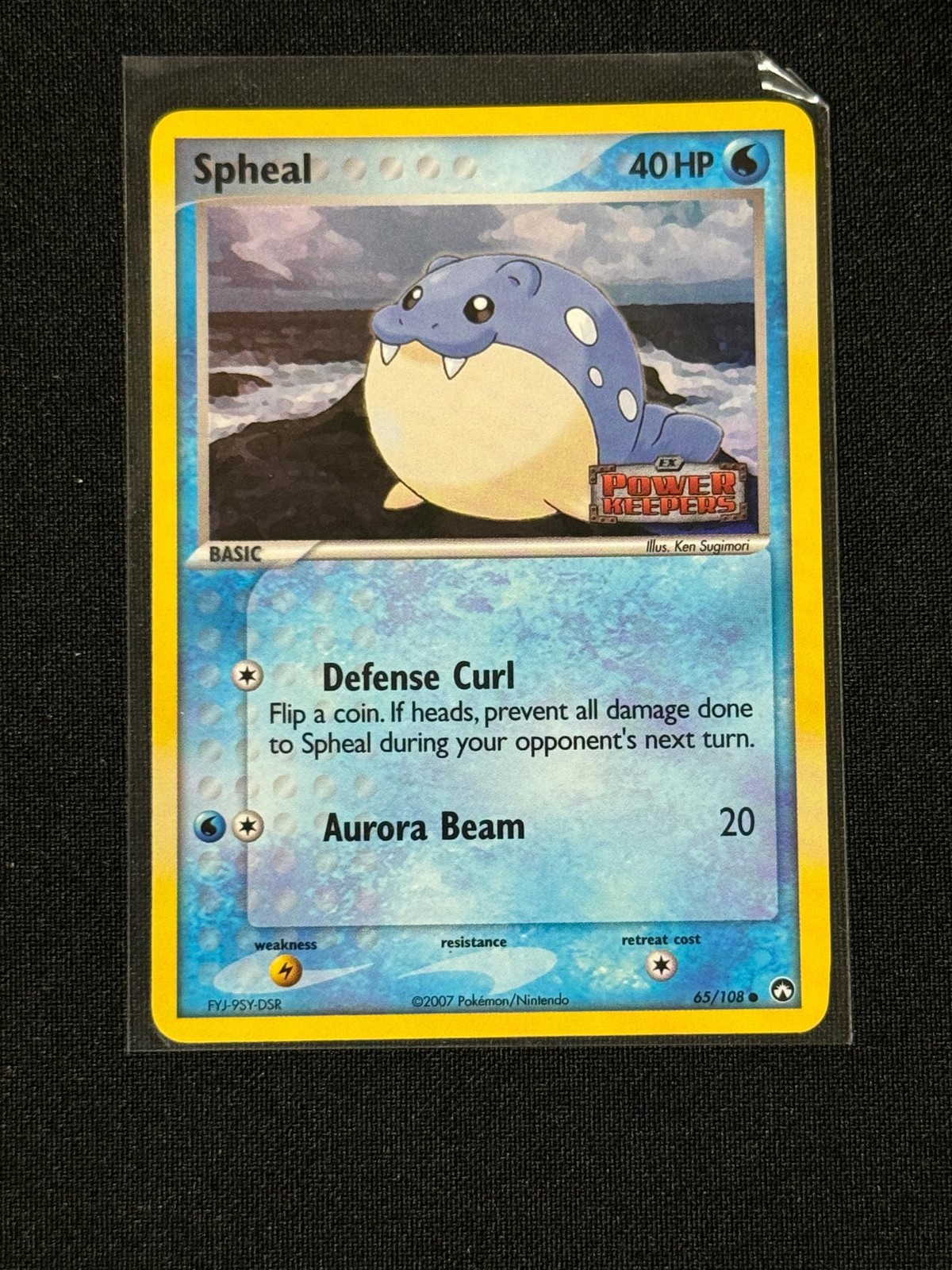 Pokemon TCG Spheal 65/108 Holo STAMPED Power Keepers NM