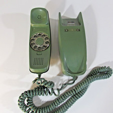 VINTAGE WANDTELEFON TRIMLINE SCHÖNER ORIGINALZUSTAND. - GRÜN!