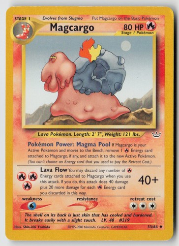 Magcargo 33/64 Neo Revelation Uncommon