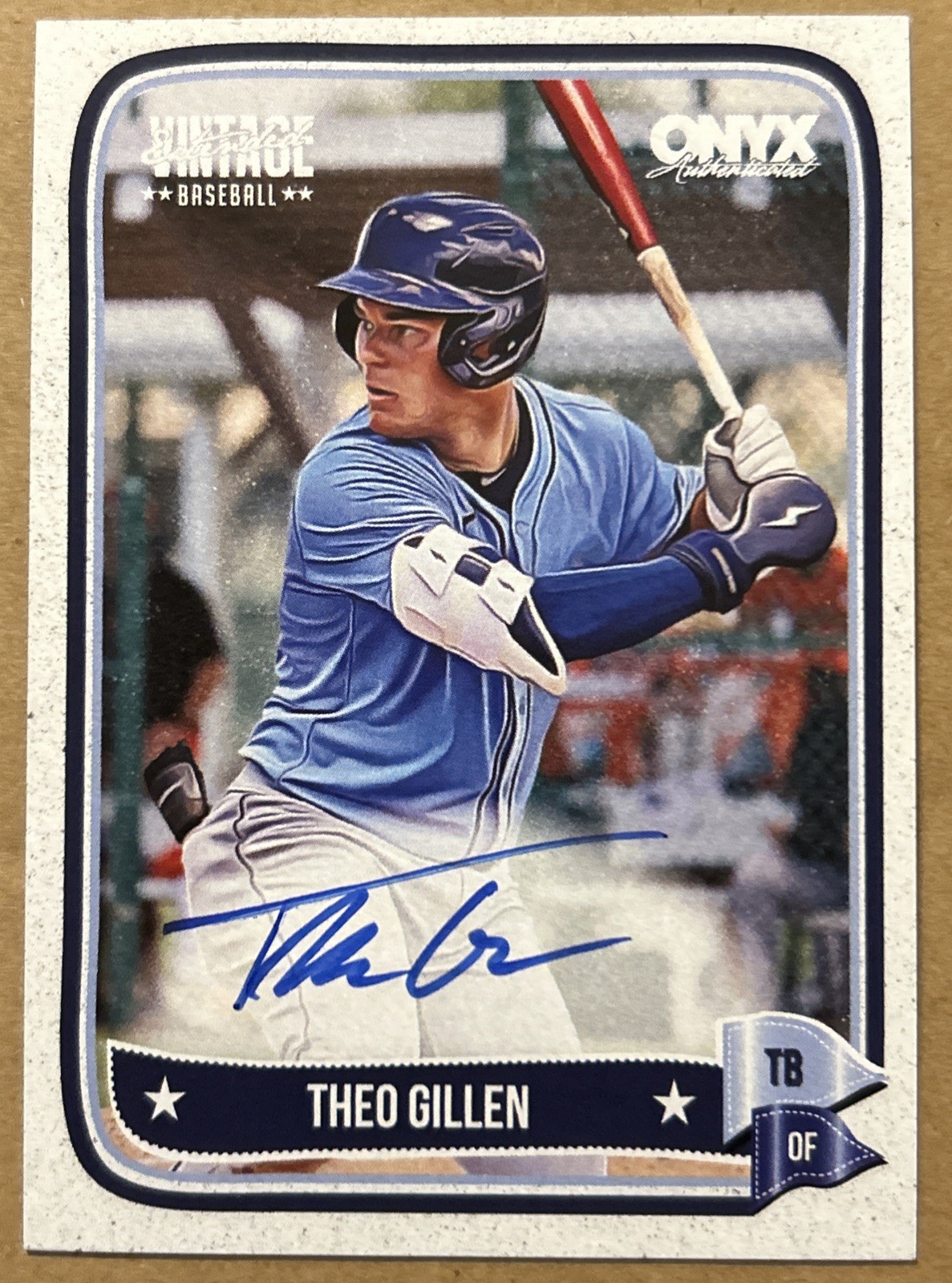 2024 Onyx Vintage Baseball Theo Gillen  #VATHGI Autograph